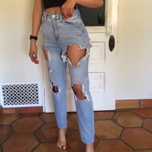 BDG ripped mom jeans